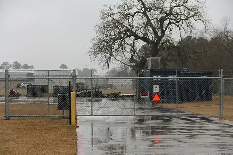 Commercial Chain Link Fencing Commercial chain link fencing installation
