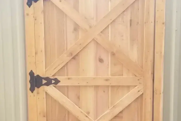 Custom driveway access gate