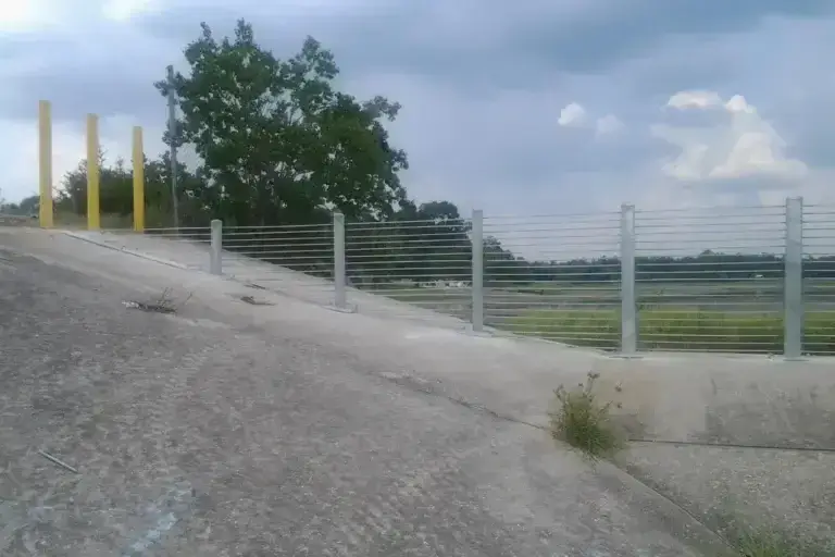 Fence line installed by 360 Fence Company