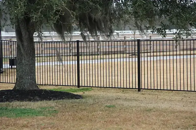 Wood privacy fence panel detail
