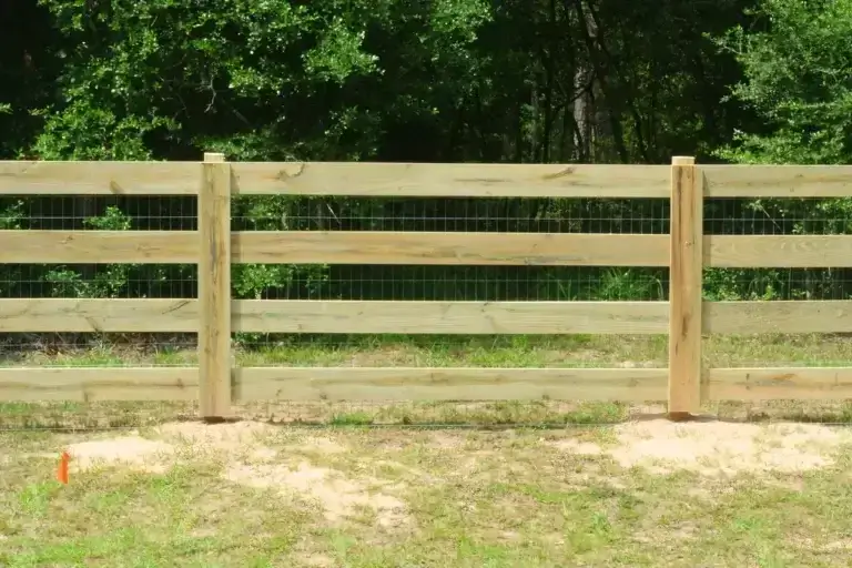 Wood privacy fence installed by 360 Fence Company