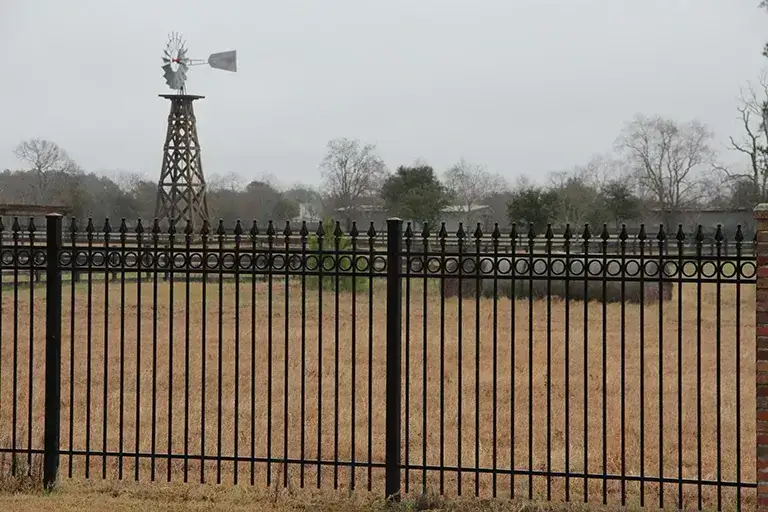 Residential Wrought Iron Aluminum Fencing Residential wrought iron and aluminum fencing