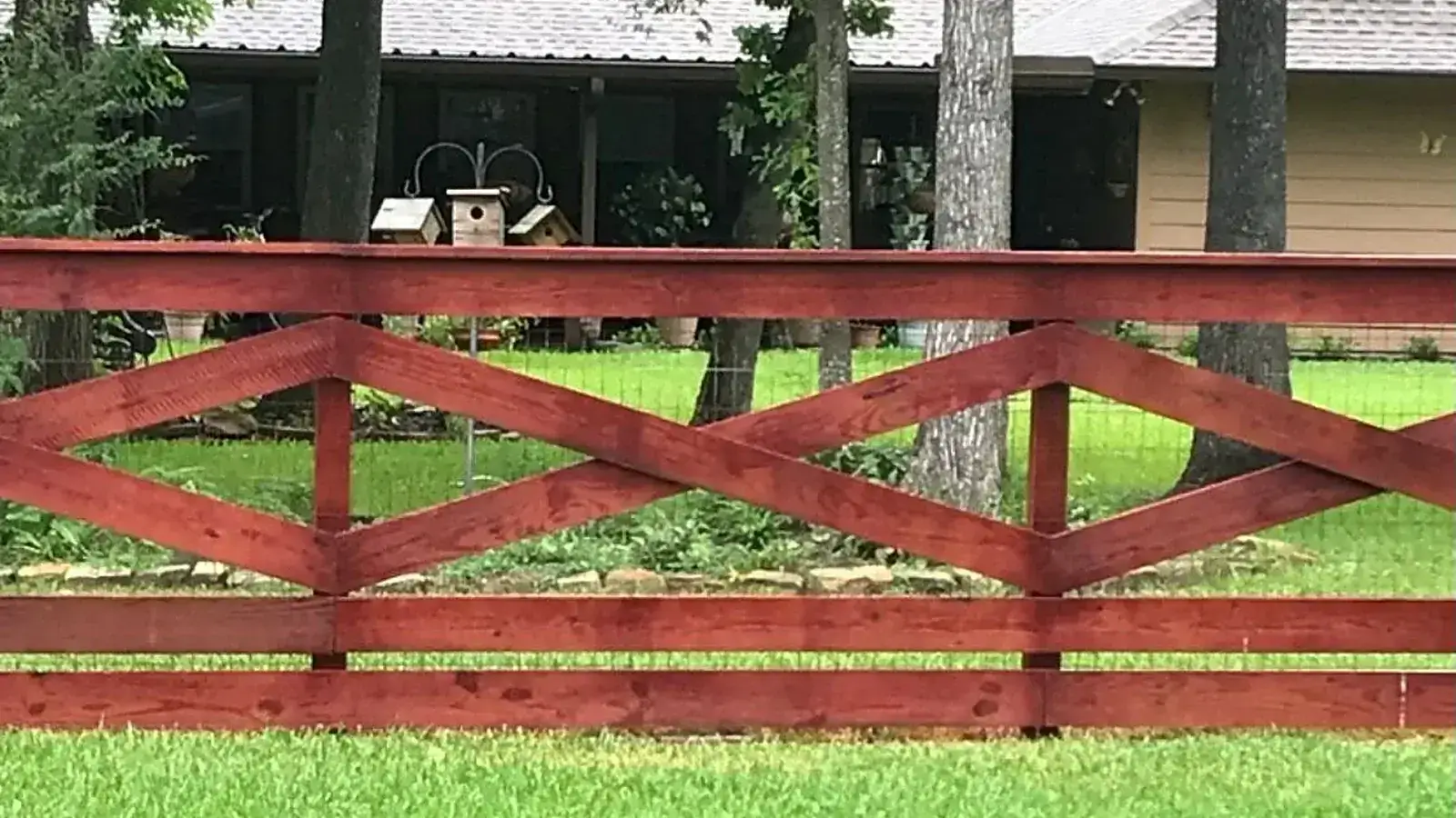 Completed fence installation project 2